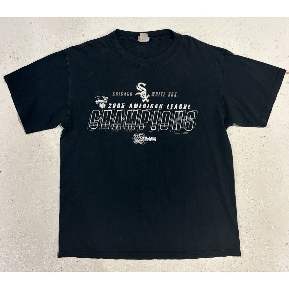 Vintage Chicago White Sox 2005 World Series Champions T-Shirt‎ Mens Large